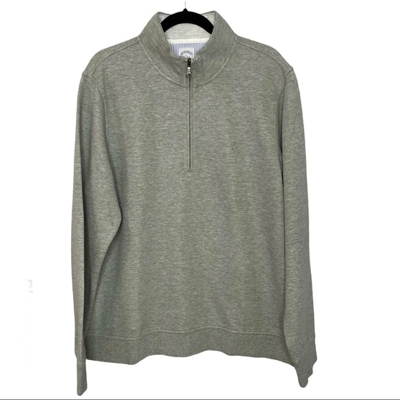 Brooks Brothers Mens Half-Zip Sweatshirt - Picture 1 of 8